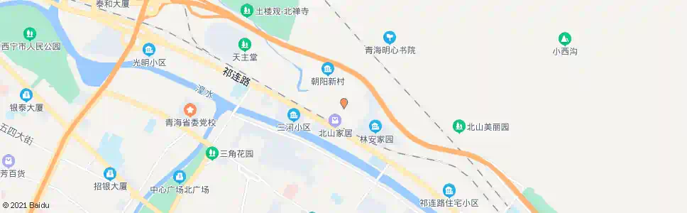 西宁北山市场五期_公交站地图_西宁公交_妙搜公交查询2025