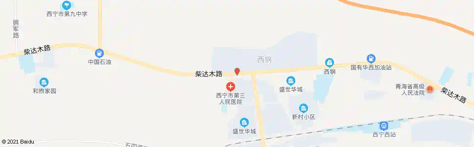 西宁三其西_公交站地图_西宁公交_妙搜公交查询2025