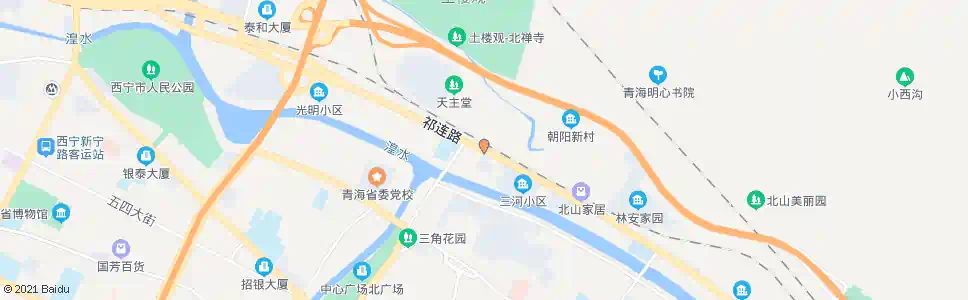 西宁北山市场东_公交站地图_西宁公交_妙搜公交查询2025