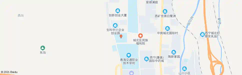 西宁职校_公交站地图_西宁公交_妙搜公交查询2025