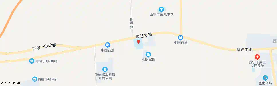 西宁西宁九中_公交站地图_西宁公交_妙搜公交查询2025