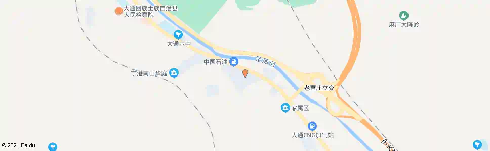 西宁水洞浪_公交站地图_西宁公交_妙搜公交查询2025