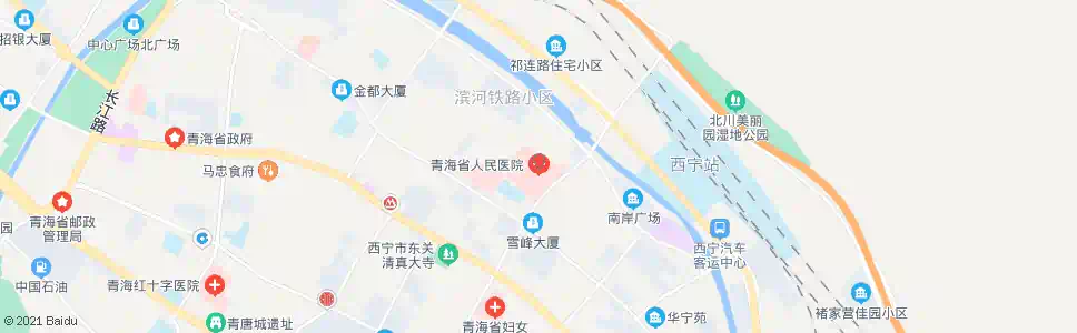 西宁省医院_公交站地图_西宁公交_妙搜公交查询2025