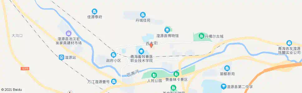 西宁湟源县医院_公交站地图_西宁公交_妙搜公交查询2025