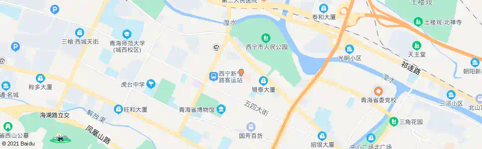 西宁交通巷南口中_公交站地图_西宁公交_妙搜公交查询2025