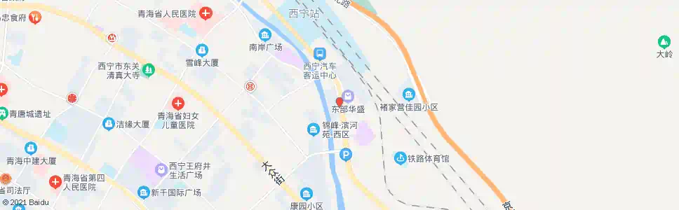 西宁文苑桥东_公交站地图_西宁公交_妙搜公交查询2025