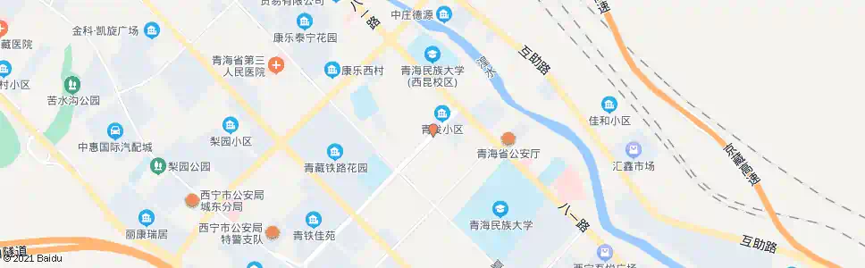 西宁博文路北_公交站地图_西宁公交_妙搜公交查询2025