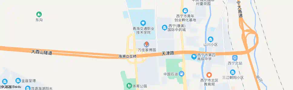 西宁万佳家居博览中心_公交站地图_西宁公交_妙搜公交查询2025