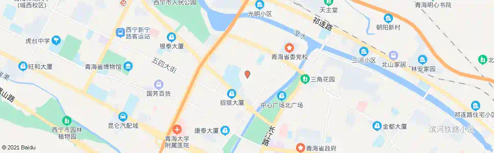 西宁中华巷北口_公交站地图_西宁公交_妙搜公交查询2025