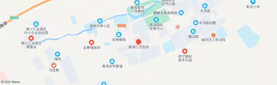 西宁省仁济医院_公交站地图_西宁公交_妙搜公交查询2025