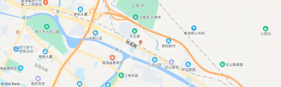 西宁北山市场_公交站地图_西宁公交_妙搜公交查询2025