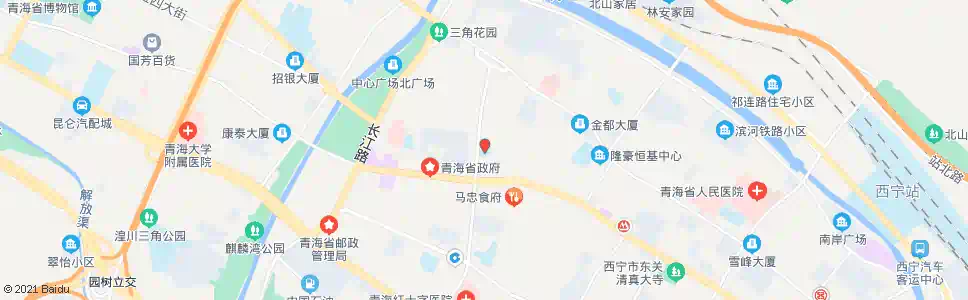 西宁北大街小学_公交站地图_西宁公交_妙搜公交查询2025