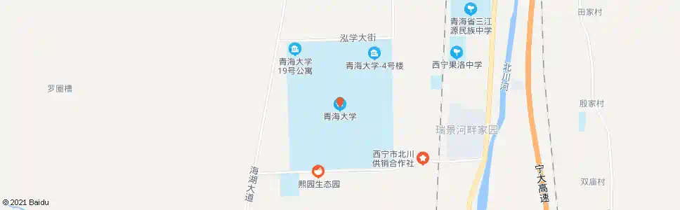 西宁青海大学_公交站地图_西宁公交_妙搜公交查询2025