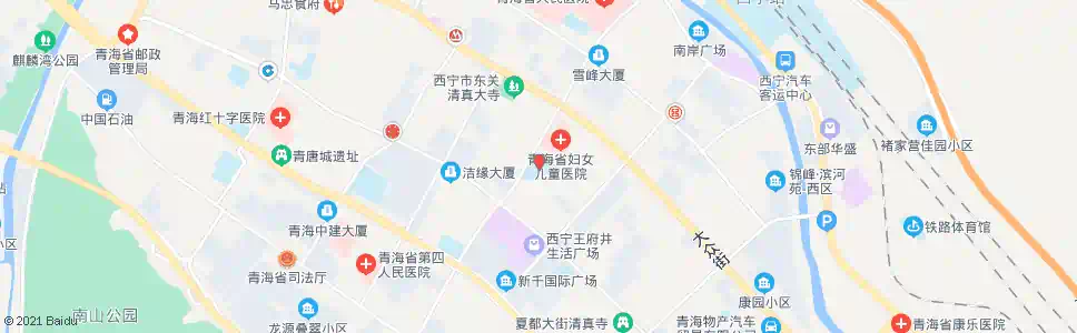 西宁昆仑中学_公交站地图_西宁公交_妙搜公交查询2025
