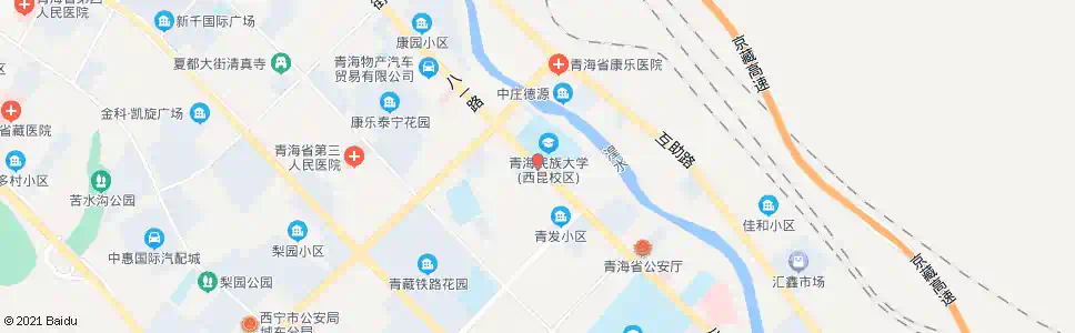 西宁曹家寨_公交站地图_西宁公交_妙搜公交查询2025