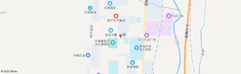 西宁新乐花园_公交站地图_西宁公交_妙搜公交查询2025