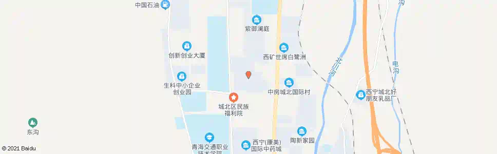 西宁生物园区(紫恒怡景花苑)_公交站地图_西宁公交_妙搜公交查询2025