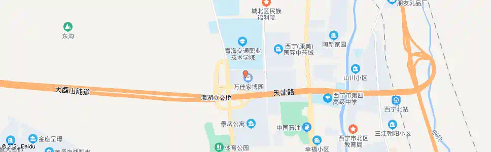 西宁万佳家居_公交站地图_西宁公交_妙搜公交查询2025