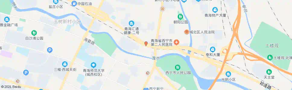 西宁小桥十字东_公交站地图_西宁公交_妙搜公交查询2025