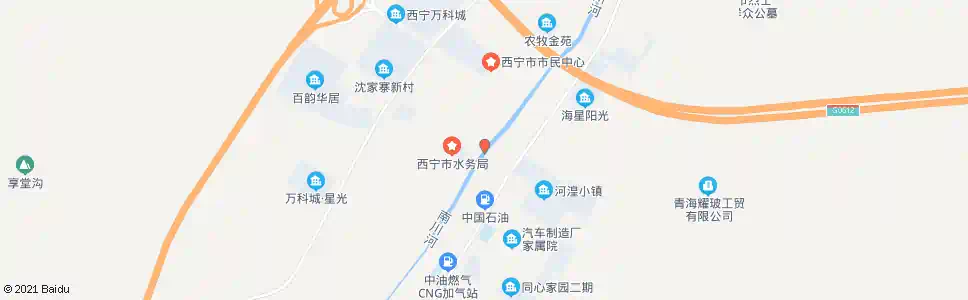 西宁海山桥_公交站地图_西宁公交_妙搜公交查询2025