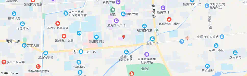 滨州黄金大厦_公交站地图_滨州公交_妙搜公交查询2025