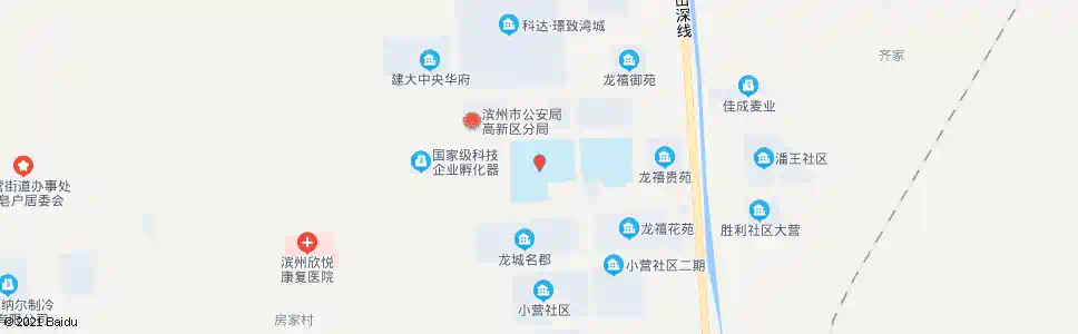 滨州高新区中学_公交站地图_滨州公交_妙搜公交查询2025