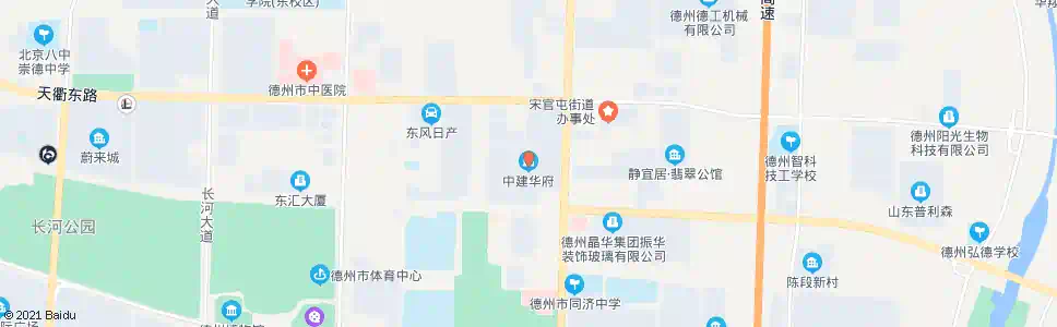 德州中建华府_公交站地图_德州公交_妙搜公交查询2025