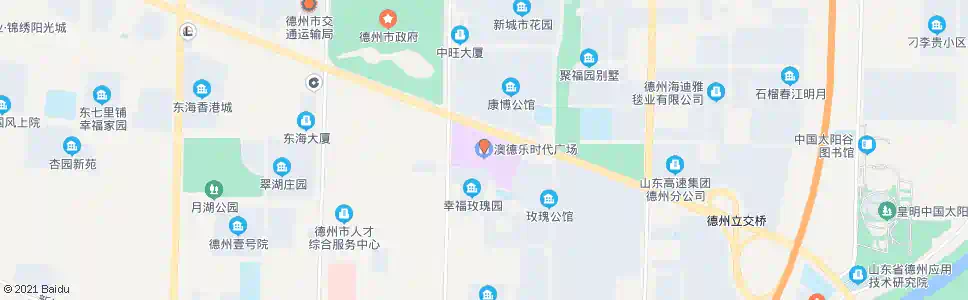 德州澳德乐时代广场_公交站地图_德州公交_妙搜公交查询2025