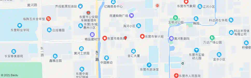 东营中信银行_公交站地图_东营公交_妙搜公交查询2025