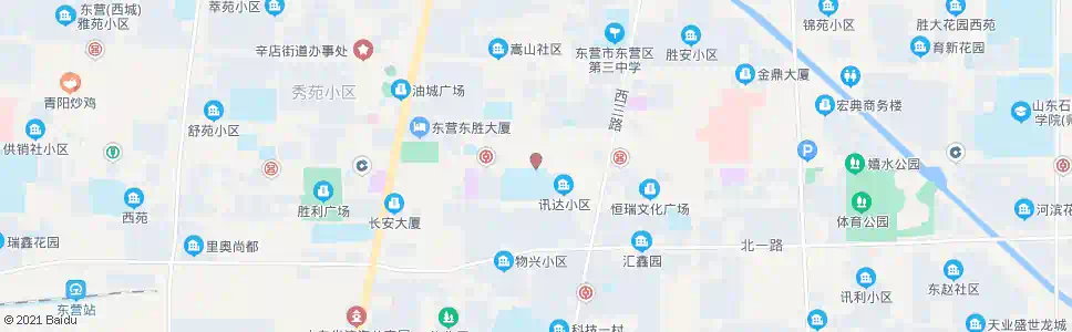 东营油田一中_公交站地图_东营公交_妙搜公交查询2025