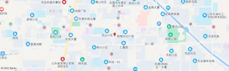东营百货大楼西三路店_公交站地图_东营公交_妙搜公交查询2025