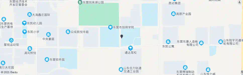 东营东营市技师学院西门_公交站地图_东营公交_妙搜公交查询2025