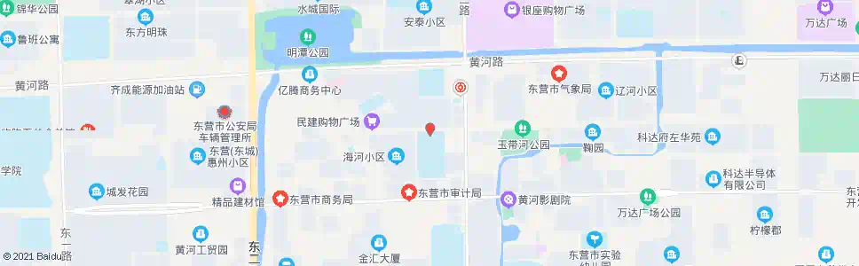 东营实验中学北门_公交站地图_东营公交_妙搜公交查询2025