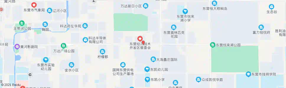 东营县开发区管委会_公交站地图_东营公交_妙搜公交查询2025