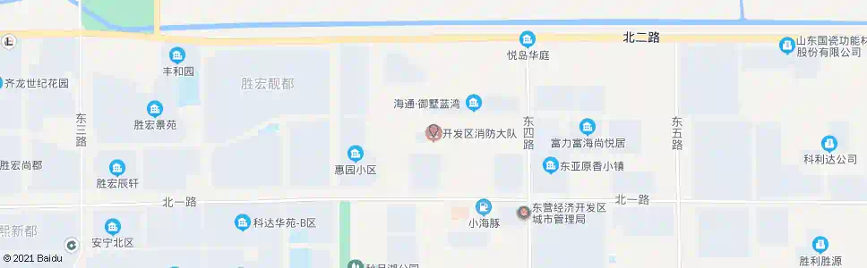 东营开发区消防支队_公交站地图_东营公交_妙搜公交查询2025