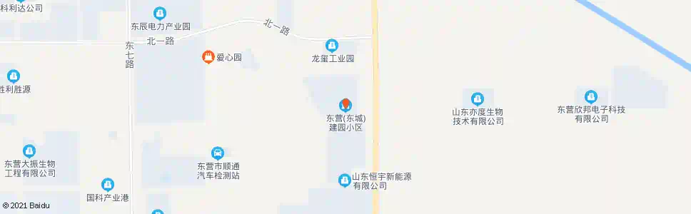 东营建园小区_公交站地图_东营公交_妙搜公交查询2025