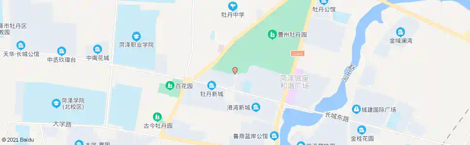 菏泽曹州牡丹园南门_公交站地图_菏泽公交_妙搜公交查询2025