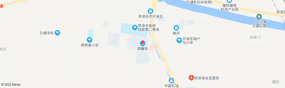 菏泽舜馨苑小区_公交站地图_菏泽公交_妙搜公交查询2025