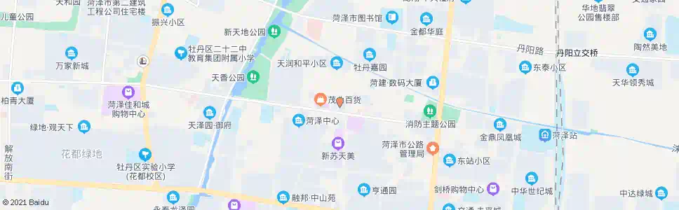 菏泽和平大酒店_公交站地图_菏泽公交_妙搜公交查询2025