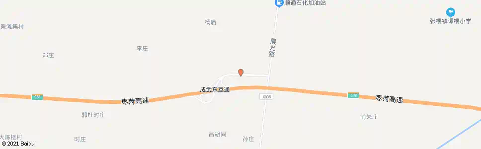 菏泽张楼(S261)_公交站地图_菏泽公交_妙搜公交查询2025