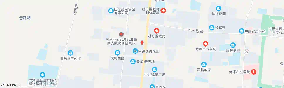 菏泽健民药业_公交站地图_菏泽公交_妙搜公交查询2025
