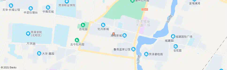 菏泽市直幼儿园_公交站地图_菏泽公交_妙搜公交查询2025