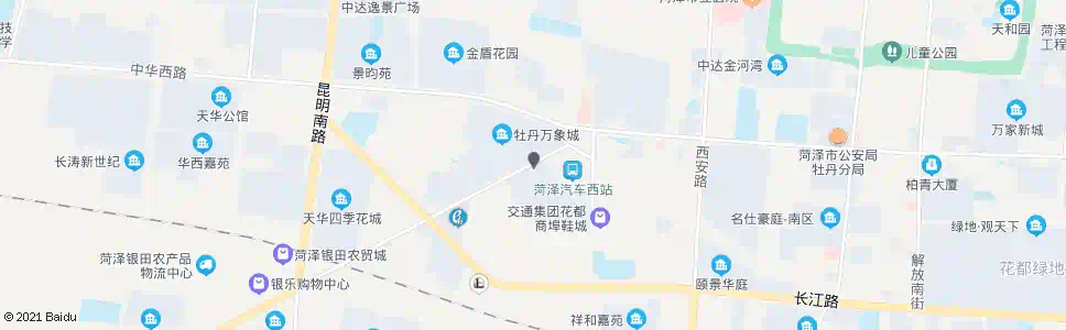 菏泽百货大市场(西客站)_公交站地图_菏泽公交_妙搜公交查询2025