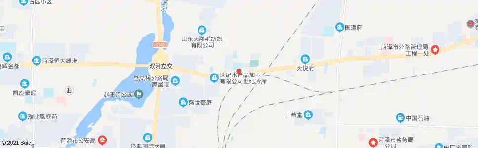 菏泽三中东校区_公交站地图_菏泽公交_妙搜公交查询2025