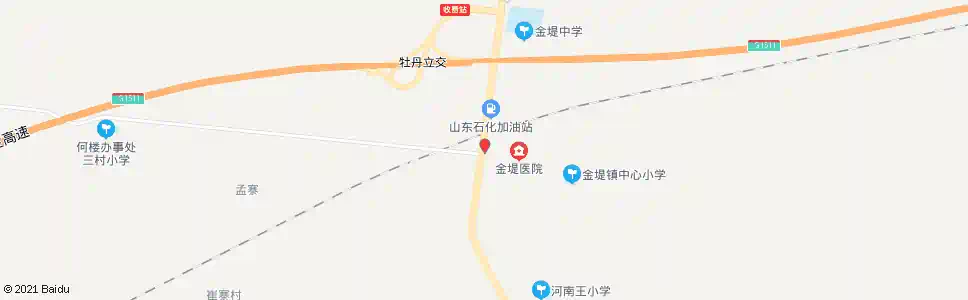 菏泽金堤千百惠超市_公交站地图_菏泽公交_妙搜公交查询2025