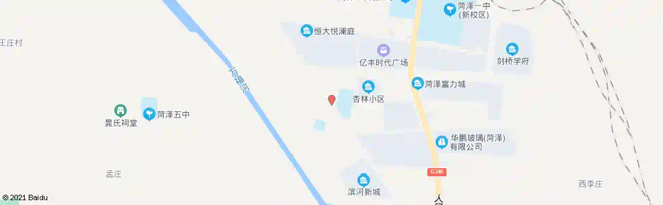 菏泽育英武校_公交站地图_菏泽公交_妙搜公交查询2025