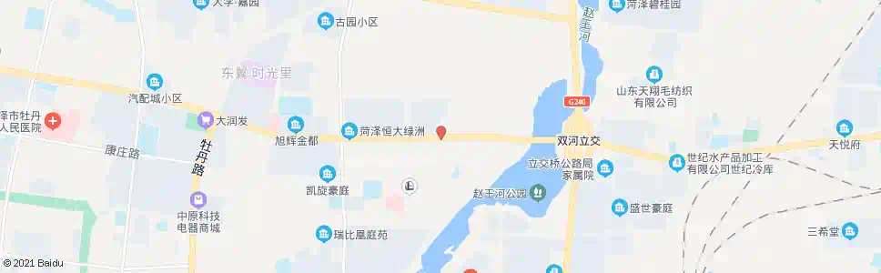 菏泽铝材大市场_公交站地图_菏泽公交_妙搜公交查询2025
