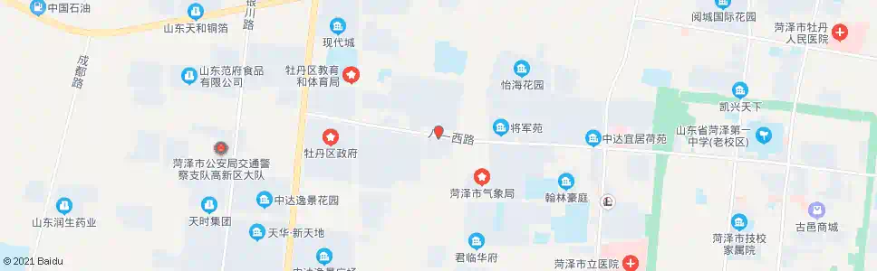 菏泽西子佳园_公交站地图_菏泽公交_妙搜公交查询2025