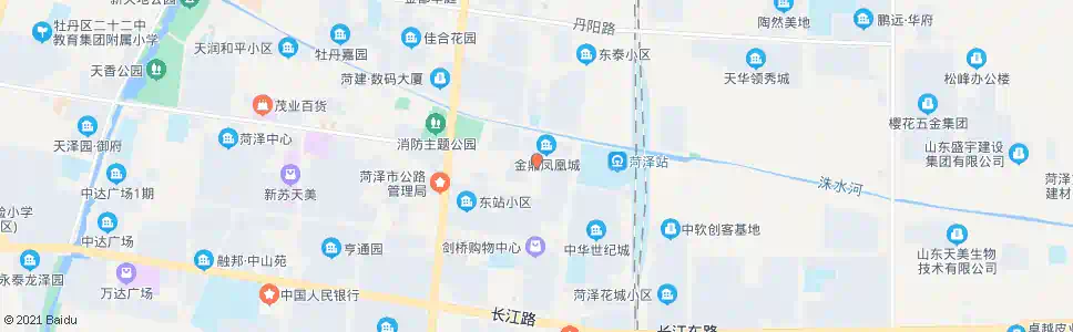 菏泽财富中心_公交站地图_菏泽公交_妙搜公交查询2025