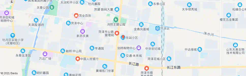 菏泽东站小区_公交站地图_菏泽公交_妙搜公交查询2025